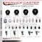 Service Caster 4'' Soft Rubber Swivel 1-3/4'' Expanding Stem Caster Set 2 Total Lock Brakes, 4PK SCC-EXTTL20S414-SRS-2-S-2-134 - alternate 4